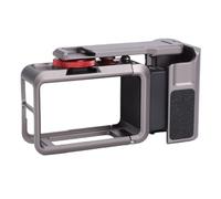 Jectse Kit de Agarre, de Fotografía Callejera para Cámara Action 5 Pro 4 3 con Llave de Obturador, Orificio Roscado de 1/4 de Pulgada, Soporte para Zapata Fría, Agarre de Silicona