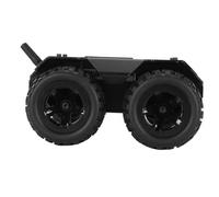 Jectse Kit de Chasis de Automóvil Robot, All Code Open Souring Aluminio Aluming Frame Safe Smart Robot Car Chassis 100-240V para Al Aire Libre (Enchufe de la UE)