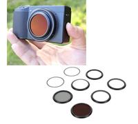 Jectse Kit de Filtros de Cámara, Filtros Magnéticos de Liberación Rápida con ND8 CPL Macro Star Soft Focus Ultra Violeta, para Cámaras sin Espejo para LX10 para G7X3 para ZV1 para