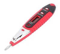 Jectse L¨ ¢ PIZ DE PrueBa VD700, Pantalla LED HD, Detecci¨®n DE 12-250 V CA/CC CON L¨ ¢ MPARA DE OJO NOCTURNO, ¨ ¢ PIZ Probador DE VoltaJe para Deteca (rojo)