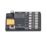 Jectse Lipo Lihv 1s Charger, Flair Plastic Cool 6 Port 1s Lipo Lihv Carga 100-240V Voltaje bajo Fuerte (Enchufe de la UE)