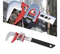 Jectse Llave para Tubos de 12', Llave Tipo F, Ajustable en ángulo Recto de Gran Apertura de 0 a 75 Mm, Alta Dureza, para Mantenimiento de Maquinaria de Tuberías, Reparación del