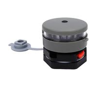 Jectse Luz de Navegación para Barcos, Luz de Proa Marina LED Multifuncional con Soporte Giratorio, Rojo Verde, 3 Modos, Alimentada por 3 Pilas AAA, Visibilidad de 1 NM, Diseño