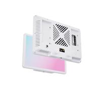 Jectse Luz de Vídeo LED RGB de 100 W, 1008 Cuentas 4550 Lux 2500 K-9900 K Control de Aplicación, Panel de Luz de Estudio Portátil para Streaming, Vlog, Fotografía, Bicolor Regulable