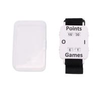 Jectse Manual del Reloj Score Keeper de Fácil Lectura | Muñequera de Contador de Elástica Ajustable para Deportes (White)