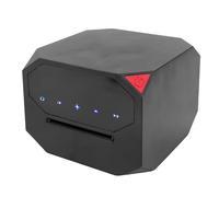 Jectse Máquina Automática de Repartidor de Cartas, Barajador y Distribuidor 2 en 1 con Rotación de 360 Grados para Póquer Blackjack Texas, Batería Recargable USB de 2500 MAh (Black)