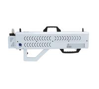 Jectse Máquina de Humo Portátil de Mano, Fabricante de Neblina de Niebla Pequeña, con Efectos de Luz LED, Ajuste de Densidad de Humo y Color, para la Etapa de Fiesta Al Aire libre. (Enchufe de la UE)