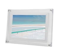 Jectse Marco de Fotos Digital WiFi Inteligente de 10,1 Pulgadas Pantalla Táctil Giratoria Compartir Fotos Vídeos para Todas Las Edades Acrílico