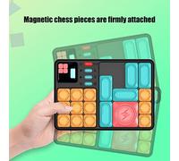 Jectse Más de 500 Rompecabezas de Bloques Deslizantes Nivelados Juego de Aprendizaje Electrónico Rompecabezas Gran Regalo para Todas Las Edades Concepto Matemático Diseño Retro Portátil Apto para