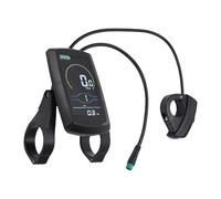 Jectse Medidor de Pantalla LCD para Bicicleta Eléctrica, Velocímetro, Panel de Pantalla de Odómetro para Reemplazo, Diseño Multifuncional, Parámetros Totalmente Ajustables, Resistencia