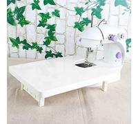 Jectse Mesa de Extensión para Máquina de Coser con Patas Plegables para | Estación de trabajo portátil, miniestabilizador de máquina, borde de regla marcado a escala, diseño que ahorra espacio,