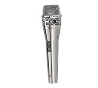 Jectse Micrófono con Cable Micrófonos de Karaoke Profesionales Delicada Captación de Sonido, Transmisión Estable, Alta Ganancia para Karaoke, Canto, Hogar, Escenario Al Aire Libre (Negro) (Plata)