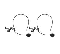 Jectse Micrófono de Diadema, Micrófono con Cable de 3,5 Mm, Auricular de Diadema Portátil Omnidireccional para Habla, Enseñanza, Fitness, Interpretación Vocal