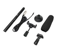 Jectse Micrófono de Entrevista Portátil Profesional, Micrófono de Reportero Multiusos USB con Interfaz XLR para Grandes Conferencias, Celebraciones Al Aire Libre y Más