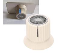 Jectse Mini Altavoz Magnético Bluetooth, Altavoz de Ducha a Prueba de Agua con Estéreo de Graves, Altavoz Inalámbrico Portátil para Exteriores con Perilla de Volumen Ajustable para Golf, (Blanquecino)