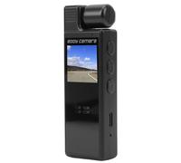 Jectse Mini Cámara Corporal, Cámara con Clip Trasero Portátil 4K, Cámara Portátil con Visión Nocturna Infrarroja para Grabadora de Aplicación de la Ley, Detección de Movimiento y