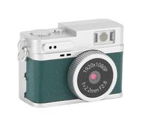 Jectse Mini Cámara de Llaves, 64GB 1080p FHD Small Retro Digital Camera, Lig Light & Filters Incorporada, 0.96 '' HD Pantalla Víjimo Micro Video de Video para Estudio de Viajes (Green)