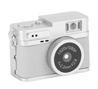 Jectse Mini Cámara de Llaves, 64GB 1080p FHD Small Retro Digital Camera, Lig Light & Filters Incorporada, 0.96 '' HD Pantalla Víjimo Micro Video de Video para Estudio de Viajes (White)
