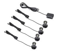 Jectse Mini Foco de Luz de Acento Pequeño Giratorio de 360 Grados, USB, 90LM, para Escaparate, Armario de Joyería, Interior, con Material de Aleación de Aluminio