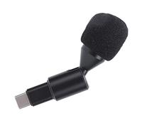 Jectse Mini Micrófono Portátil, Micrófono de Condensador Omnidireccional Tipo C, Plástico de Aleación, para Teléfono, Micrófono Portátil con Interfaz de Tamaño Estándar, Fácil