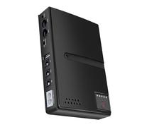 Jectse Mini UPS de Respaldo de Batería de 10400 MAh, 6 Salidas 36 W USB 5 V CC 5 V 9 V 12 V PoE 15 V 24 V Fuente de Alimentación Ininterrumpida, sistem UPS de Reserva Básico Compacto