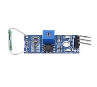 Jectse Módulo de Interruptor de Láminas Magnético, Kit de Bricolaje de Interruptor Magnético con Sensor de Láminas Normalmente Abierto para Módulo de Sensor de Hogar Inteligente