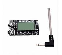 Jectse Módulo Transmisor Estéreo FM, Placa de Transmisión de Modulación de Frecuencia de 76-108 MHz con Antena, para Transmisión de Señales de Audio Profesional y Proyectos de Bricolaje
