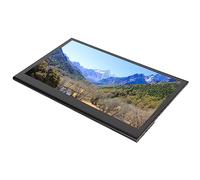 Jectse Monitor Portátil, 15.6 Pulgadas 10 Puntos Toque Capacitivo QLED Monitor 178 Grados Angle de Visión Soporte de Lenguaje Múltiple 6H Dureza 100-240V para Laptop (Enchufe de la UE)