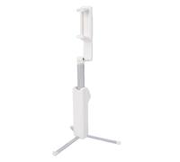 Jectse Palo Selfie, Trípode de Bolsillo Telescópico Bluetooth con Control Remoto Inalámbrico, Rotación 360 para Vlogging de Fotografía de Viajes, Compatible con Teléfono de 4-7 (White)