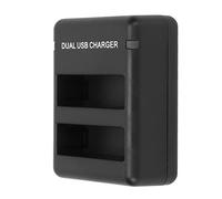 Jectse para Batería Ahdbt-401 y Cargador Doble, Cargador de Batería Portátil con de Cámara, Doble USB para Accesorios de Cámara de Acción Ahdbt-401