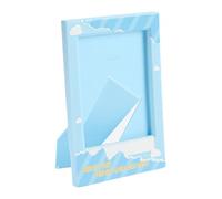 Jectse Pequeño Marco de Película para una Película de 3 Pulgadas ABS PP Table Tope Photo Photo, Mini Cuadros de Imágenes con una Cubierta Protectora Clara Actualizada, Tecnología de (Blue)