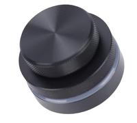 Jectse Perilla de Control de Volumen con Luz RGB, 2.4G Bluetooth USB C Perilla de Volumen con Cable Controlador Multimedia con Cambio de Página y Función de Silencio de una Tecla para