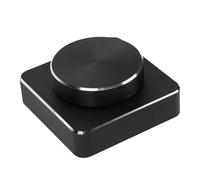 Jectse Perilla de Control de Volumen USB, Perilla de Volumen Bluetooth 5.1 Inalámbrica y con Cable Controlador Multimedia con Función de Silencio de una Tecla e Iluminación RGB para