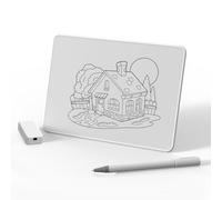 Jectse Pizarra Magnética de Borrado en Seco, Pizarra Blanca Reutilizable para Refrigerador con Bolígrafo, Pizarra Blanca, Tablero de Mensajes para Escribir, Aprender a Dibujar, para