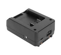 Jectse Placa Adaptadora de Batería para Herramientas Eléctricas, Adaptador de Batería de Montaje en V con Salida CC de 100W USB C PD D Tap para Luces de Fotografía Portátil