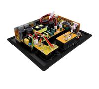 Jectse Placa Amplificadora para Subwoofer de 350W, Módulo Amplificador de Potencia Clase D con Entrada AV XLR, THD bajo para de Cine en Casa (Enchufe Europeo 220V)