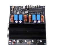 Jectse Placa Amplificadora TPA3255, Doble Núcleo 600W+600W 85mR MOSFET Tech Baja Potencia de Espera, con Ajuste de Agudos y Graves, para de Sonido de Cine en Casa Monitores de Estudio