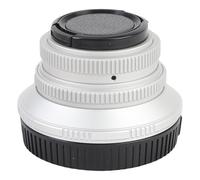 Jectse Prime Lente, Lente de Cámara F1.7 25 Mm con Tapa Trasera de Instalada para Z50 (Silver)