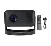 Jectse Proyector Portátil para Android 11.0, Mini Proyector 1024*600P con WiFi 2.4 5G y Bluetooth 5.3, Enfoque Eléctrico, Piedra Angular de 4 Puntos, para Cine en Casa, Películas Al Aire (Enchufe de