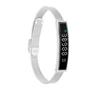 Jectse Pulsera Inteligente, Rastreador de Ejercicios con 5.3, Rastreador de Actividad a Prueba de Agua para iOS, con Aplicación para Gestión de la Salud Modos Deportivos Natación (Silver)