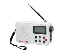 Jectse Radio Am FM SW Portátil, Sintonizador Digital con Pantalla LCD y Antena Telescópica, Fuerte Recepción de Señal, Diseño Compacto y Liviano con Conector para Auriculares, para
