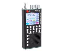 Jectse Radio de Banda Completa, Dual TEF6686 y SI4732 con 5.0, Pantalla Táctil de 2,4 Pulgadas, Bandas FM LW MW SW Air SSB, Reducción de Ruido DSP, para Entusiastas de la