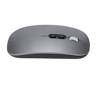 Jectse Ratón Inalámbrico de Voz AI, Ratón para Juegos, Bluetooth con Diseño Ergonómico de 1600DPI para PC, Portátil, Oficina, Entretenimiento en Casa (Gray)