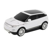 Jectse Ratón Inalámbrico, Forma de Coche Deportivo, Ratón Ergonómico para Ordenador de 1600 dpi con Receptor USB, para Ordenador Portátil, PC, Oficina, Viajes Escolares (White)