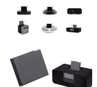 Jectse Receptor de Adaptador de Sonido para Dock iOS, 30 Pin 5.0 Altavoz Wireless 4Mbps para Sounddock, A2DP V1.2, Emparejamiento de Dispositivos Duales, para una Muelle de Tableta