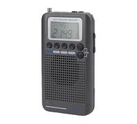 Jectse Receptor de Radio de Banda Aérea, Am FM CB SW VHF Banda Completa con Antena Telescópica de Acero y Batería de 700 MAh para Viajes Al Aire Libre (Grey)