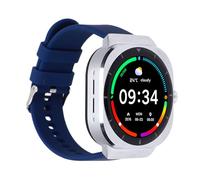 Jectse Reloj Inteligente para Hombres y Mujeres, Reloj Inteligente para Exteriores, Cuerpo de Metal, Llamadas BT y Hermético Ip68, Seguimiento Deportivo Versátil, Control, (Blue)