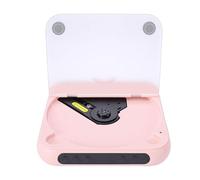 Jectse Reproductor de CD Portátil, Bluetooth 5.3, Batería Recargable, Pantalla LCD, Altavoces Estéreo Duales con Entrada USB AUX, 5 Modos de Reproducción, para Uso en el Hogar, el (Pink)