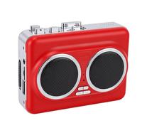 Jectse Reproductor de Cinta de Casete, Convertidor Digital Portátil de Casete a MP3 con Altavoces Duales Incorporados y Conector para Auriculares de 3,5 Mm, para Conversión de Unidad