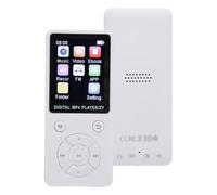 Jectse Reproductor de MP3, Reproductor de Música Portátil, Bluetooth 5.0, Pantalla de 1,8 Pulgadas, Reproducción de 5 Horas, para Correr, Trotar, Andar en Bicicleta, Andar en Bicicleta, (White)